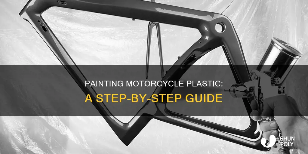 how to paint plastic on a motorcycle
