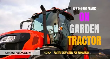 Painting Plastic on Garden Tractors: A Step-by-Step Guide