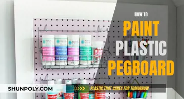Transforming Plastic Pegboards with Paint: A Beginner's Guide