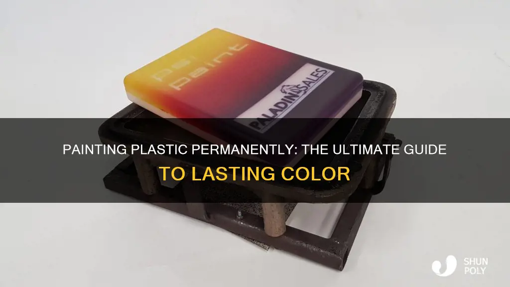 how to paint plastic permanently