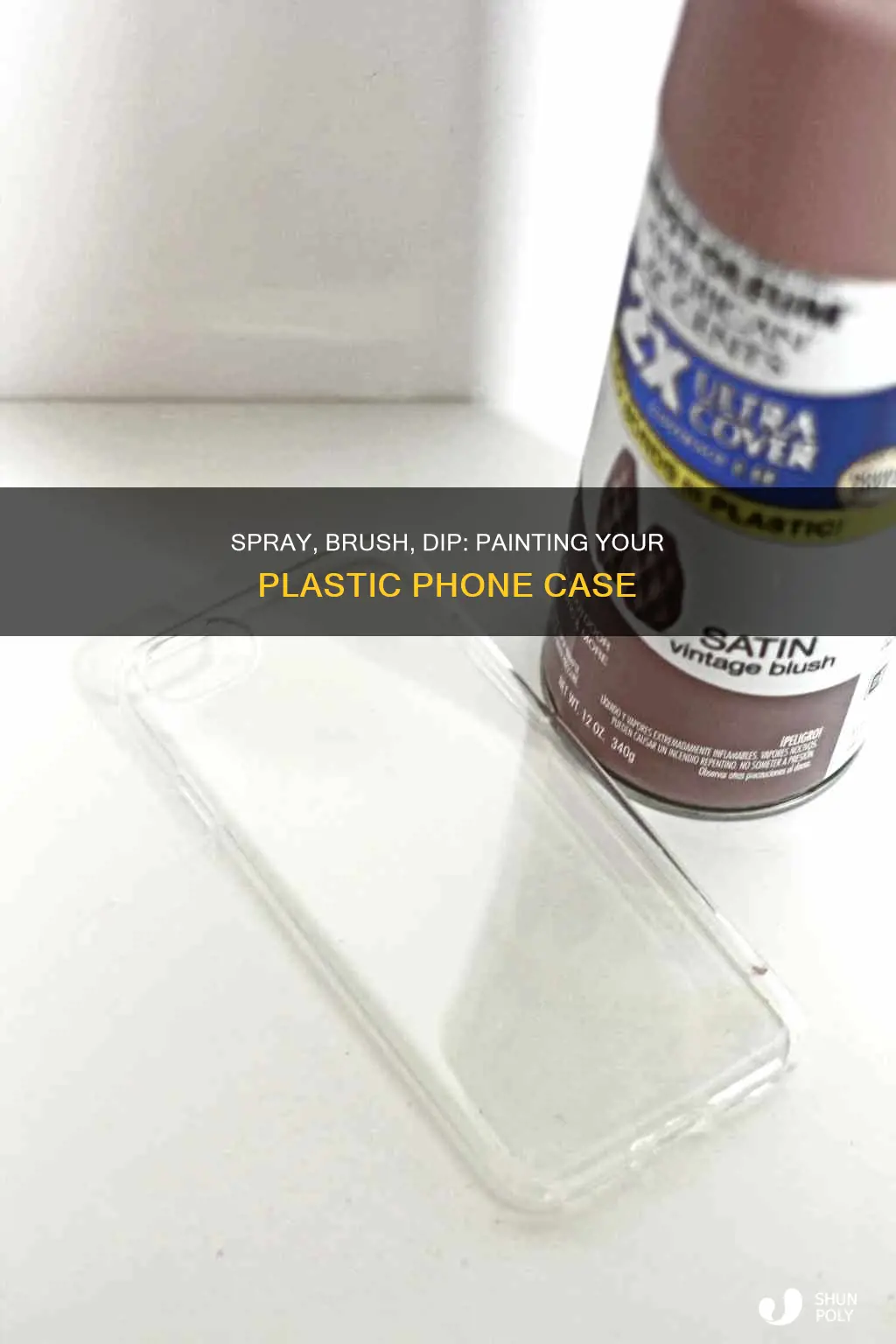 how to paint plastic phone case