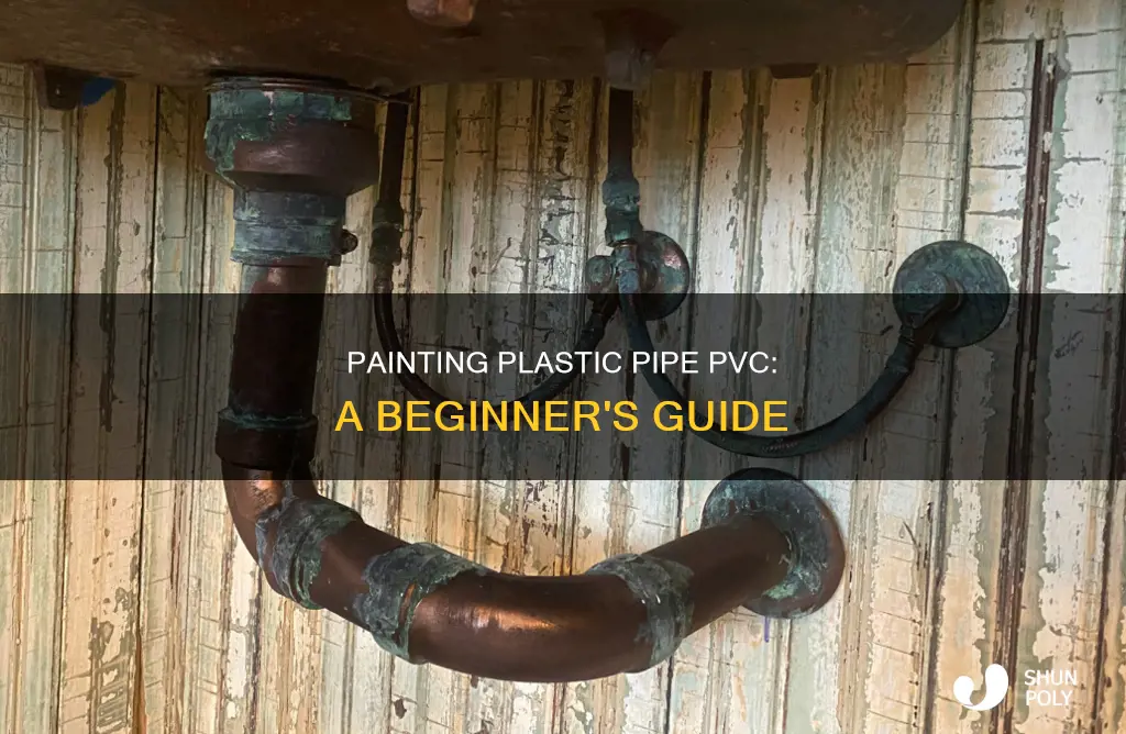how to paint plastic pipe pvc