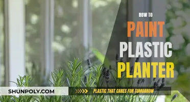 Transforming Plastic Planters with Paint: A Simple Guide