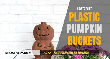 Transforming Plastic Pumpkin Buckets with Paint