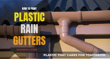 Painting Plastic Rain Gutters: A Step-by-Step Guide