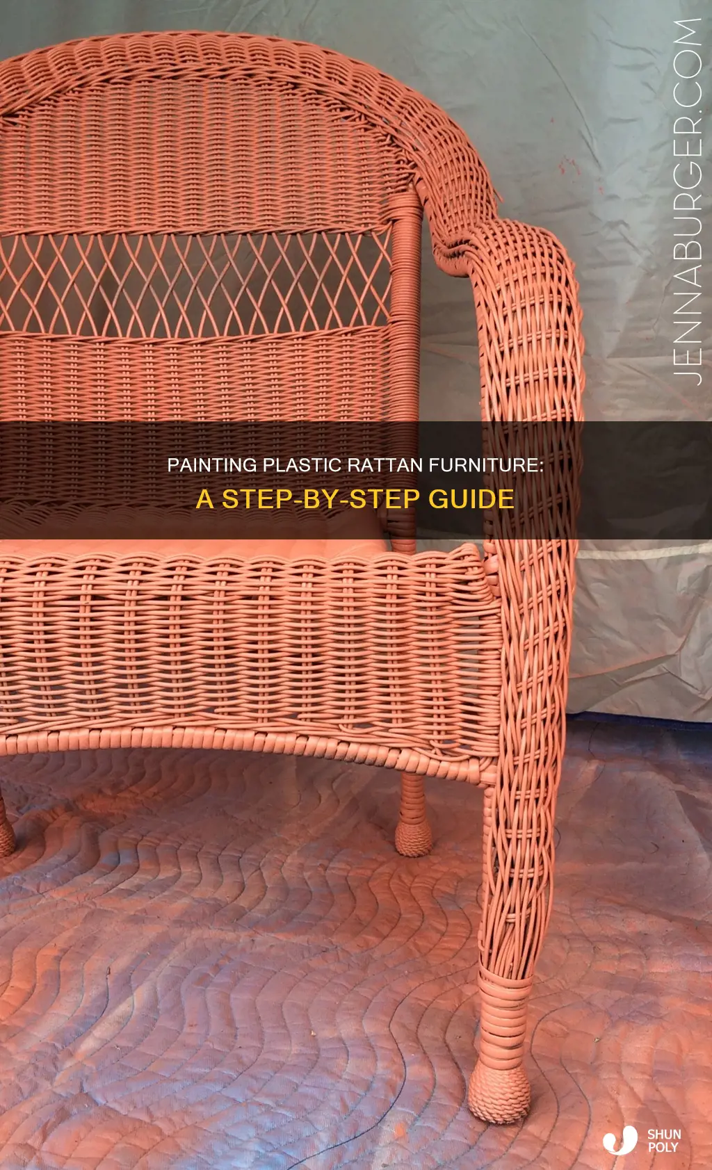 how to paint plastic rattan furniture