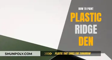 Painting Plastic Ridge Den: A Step-by-Step Guide