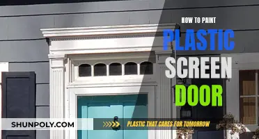 Painting Plastic Screen Doors: A Step-by-Step Guide