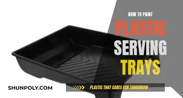 Transforming Plastic Trays with Paint: A Creative Guide