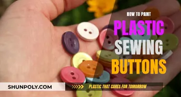 Painting Plastic Buttons: A Guide for Sewers