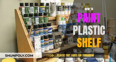 Transforming Plastic Shelves with Paint: A Beginner's Guide