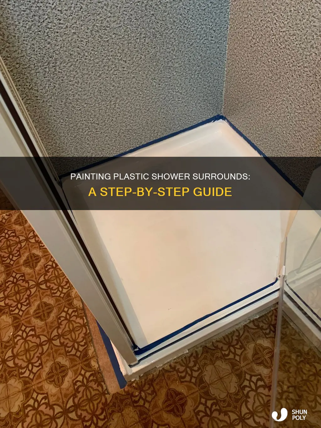 how to paint plastic shower surround