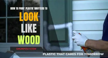Transforming Plastic Shutters: Painting Tips for a Wooden Look