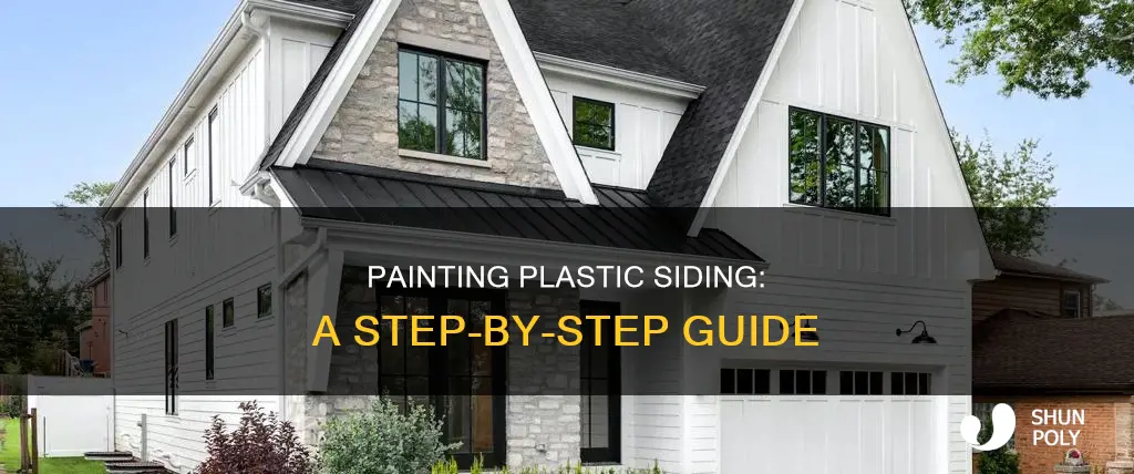 how to paint plastic siding