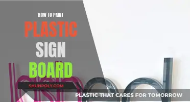 Painting Plastic Sign Boards: A Step-by-Step Guide