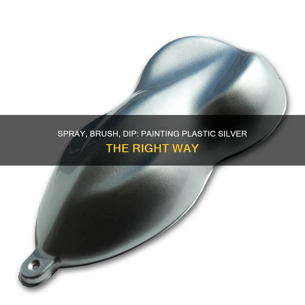 how to paint plastic silver