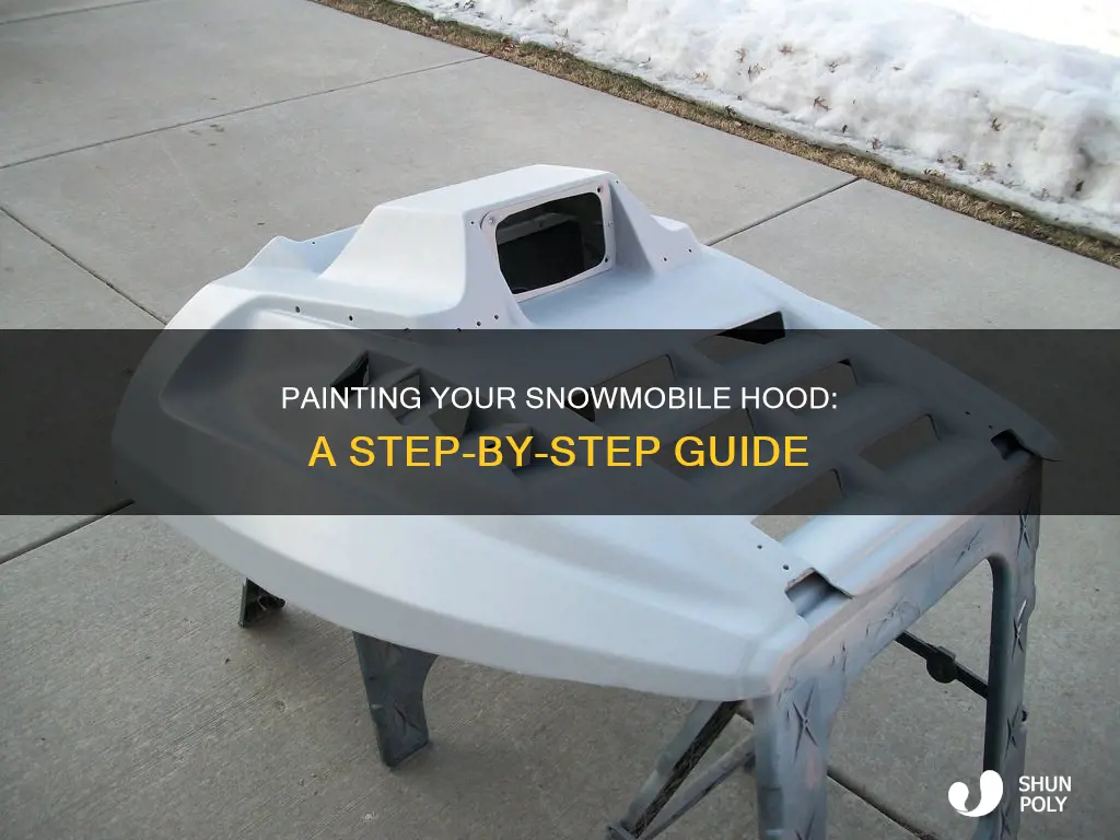 how to paint plastic snowmobile hood