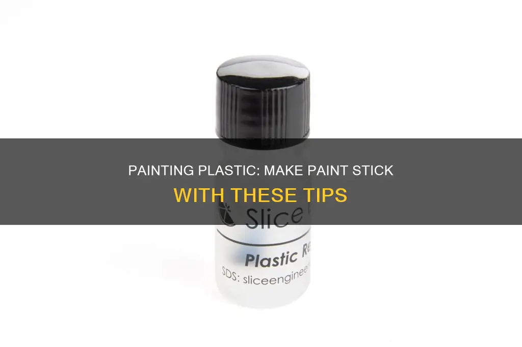 how to paint plastic so paint will stick