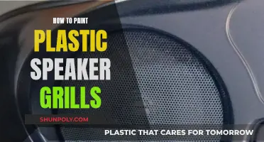Painting Plastic Speaker Grills: A Step-by-Step Guide