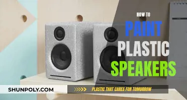 Transforming Plastic Speakers with Paint: A Simple Guide