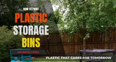 Transforming Plastic Bins with Paint: A Creative Guide