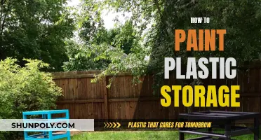 Transforming Plastic Storage with Paint: A Beginner's Guide
