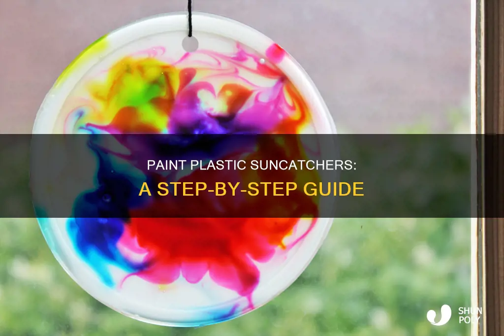 how to paint plastic suncatchers