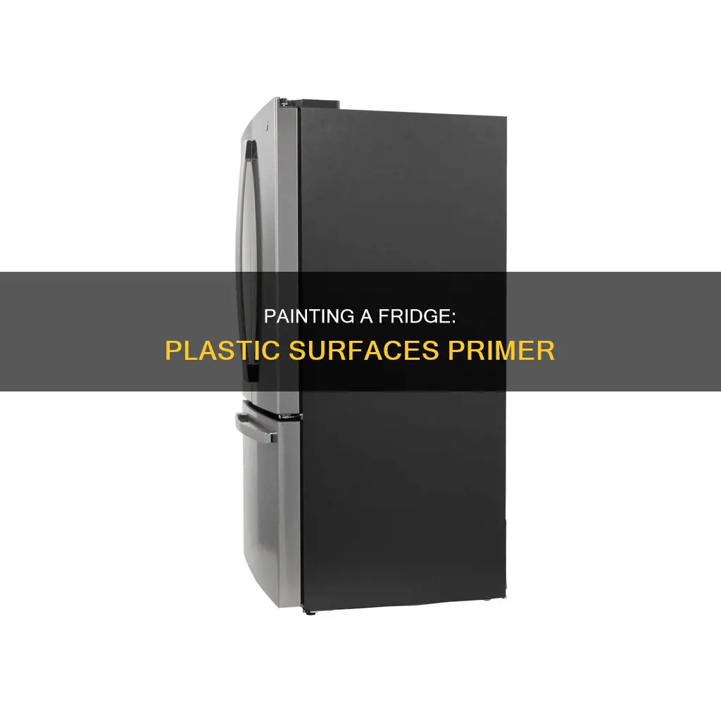 how to paint plastic surfaces inside a refrigerator