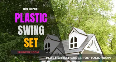 Transforming Plastic Swing Sets with Paint