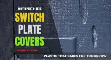 Transforming Plastic Switch Plate Covers with Paint