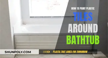 Refresh Your Bathroom: Paint Plastic Bathtub Tiles Like a Pro