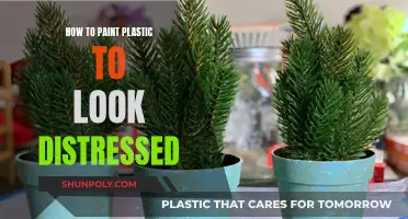 Transforming Plastic: Achieving an Authentic Distressed Look with Paint