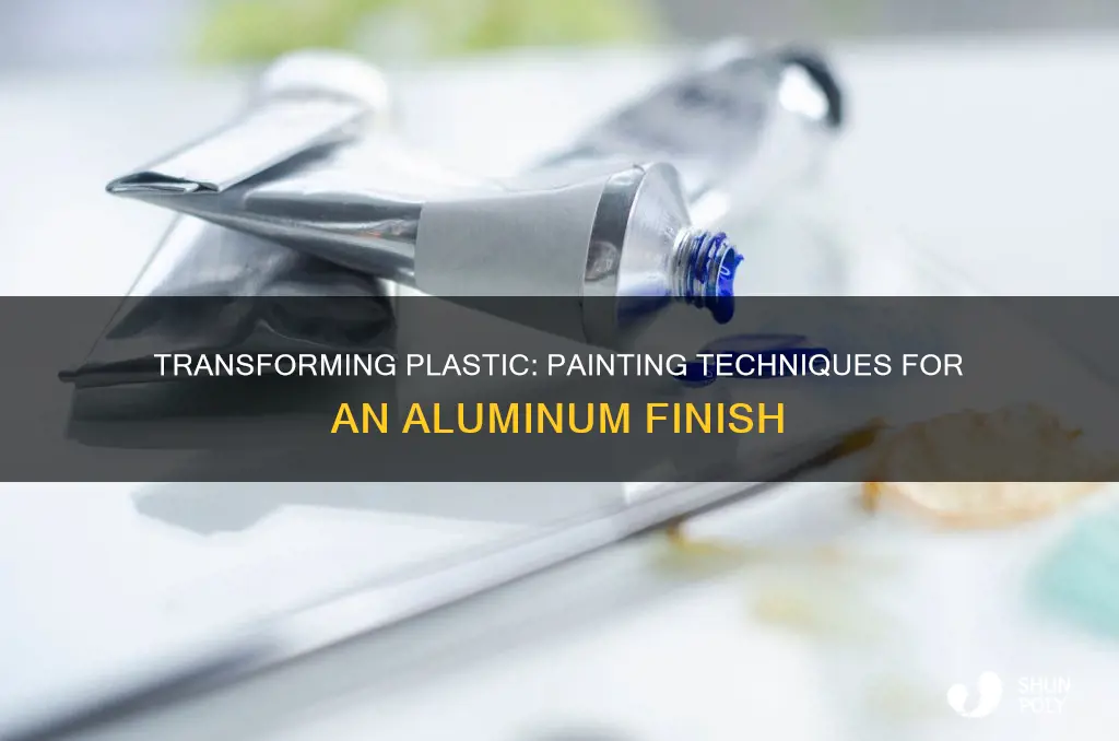 how to paint plastic to look like aluminum