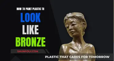 Transforming Plastic into Bronze Artistry: A Painting Guide