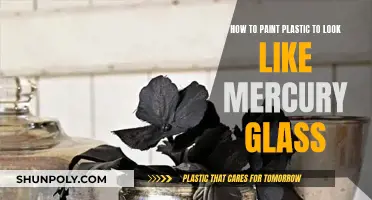 Transforming Plastic into Mercury Glass: A Painting Guide