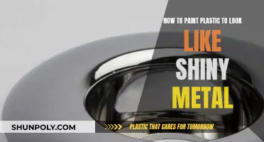 Transforming Plastic: Achieving a Shiny Metal Look with Paint