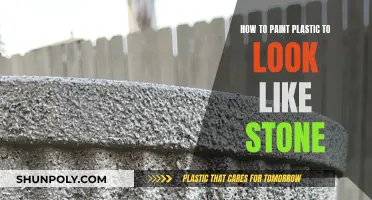 Transforming Plastic into Stone: A Painting Guide
