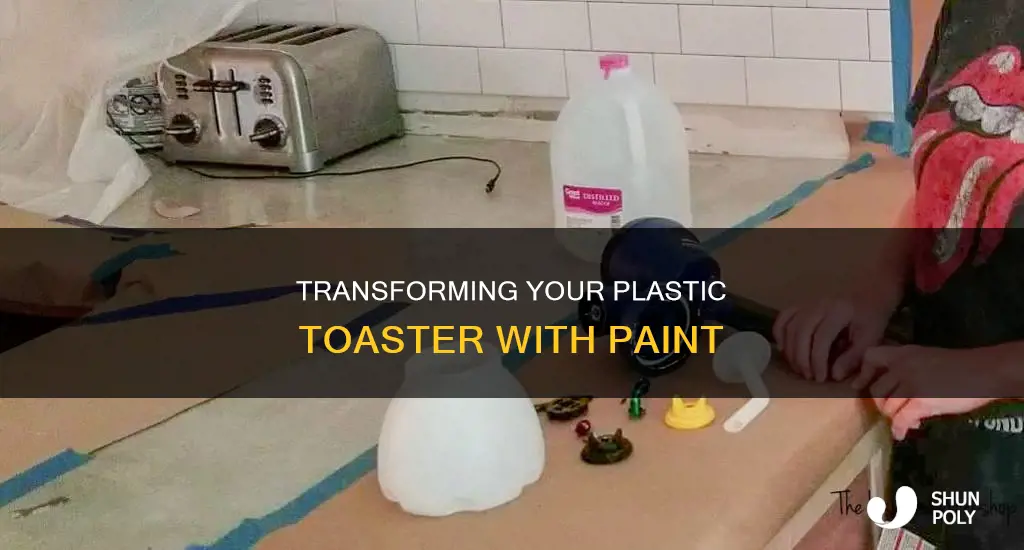 how to paint plastic toaster
