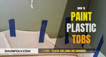 Transforming Plastic Tubs: A Guide to Painting Perfection