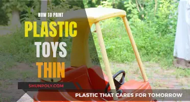 Transforming Plastic Toys with Thin Paint Coats