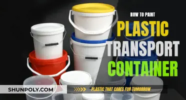 Transforming Plastic Transport Containers with Paint