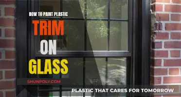 Painting Plastic Trim on Glass: A Step-by-Step Guide