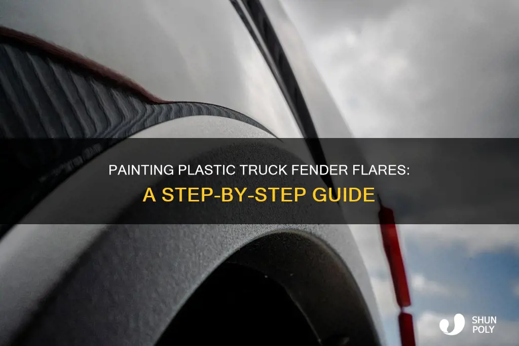 how to paint plastic truck fender flares