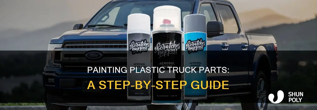 how to paint plastic truck parts