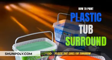 Transform Your Plastic Tub Surround with Paint