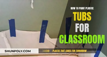 Painting Plastic Tubs: A Guide for Classrooms