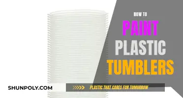 Transforming Plastic Tumblers with Paint: A Creative Guide
