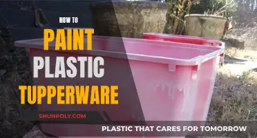 Transforming Plastic Tupperware with Paint: A Creative Guide