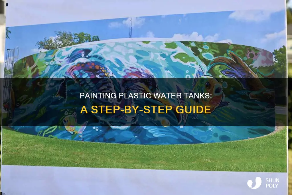 how to paint plastic water tank