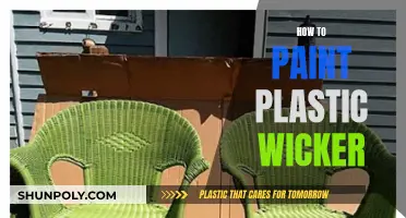 Transforming Plastic Wicker: A Guide to Painting Perfection